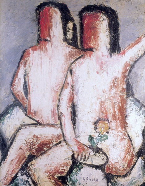 Pareja, desnudos - Ginés Parra - estudio-53